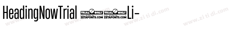 HeadingNowTrial 42Li字体转换